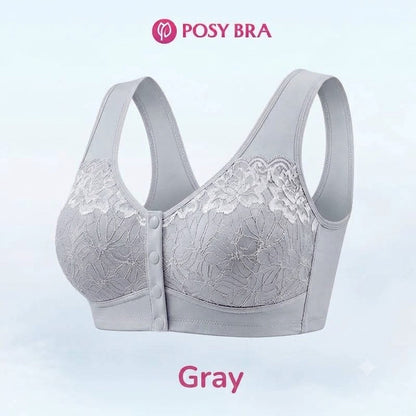 Posy Bra - Comfortable Front Closure Cotton Shaping Bra for Seniors