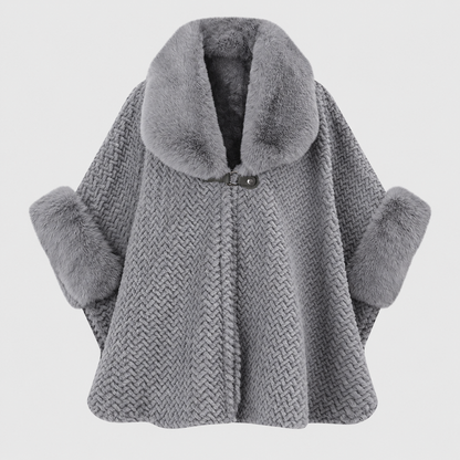 2026 Winter Fur Collar Warm Cardigan Coat – Plus Size