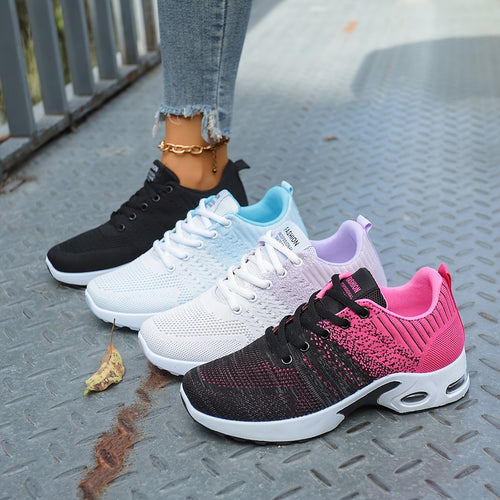 Orthopedic sneakers with a cushioned feel and breathable uppers.