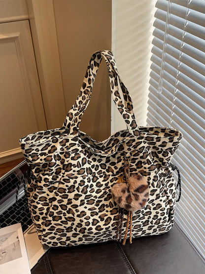 Casual Leopard Print Crossbody Bag