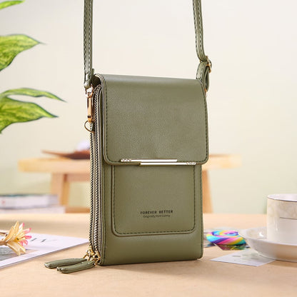🏆Last Day Promotion 60% OFF👜📱Simple and elegant women's touchscreen crossbody phone wallet