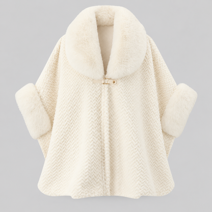 2026 Winter Fur Collar Warm Cardigan Coat – Plus Size