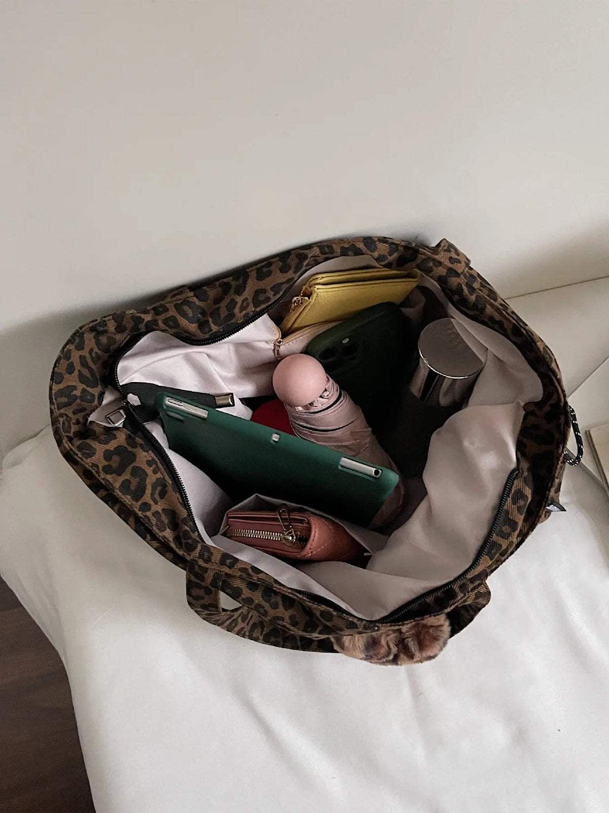 Casual Leopard Print Crossbody Bag