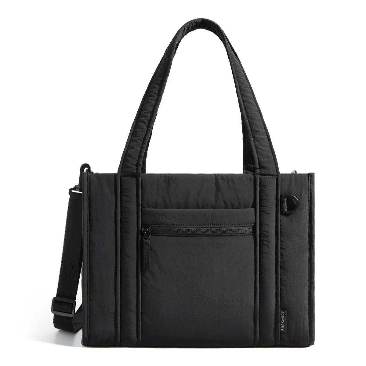 BAGSMART Boxy Tote Bag for Women, Crossbody Bag with Zipper/Detachable Shoulder Strap, Women's Tote Handbags, Daily Causal Work Bag Work Tote for Travel Work College School sohochic