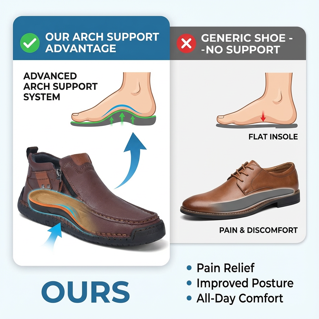 Last Day 55% OFF🔥Men's Handcrafted Vintage Genuine Leather Lightweight Ankle Chukka Boots