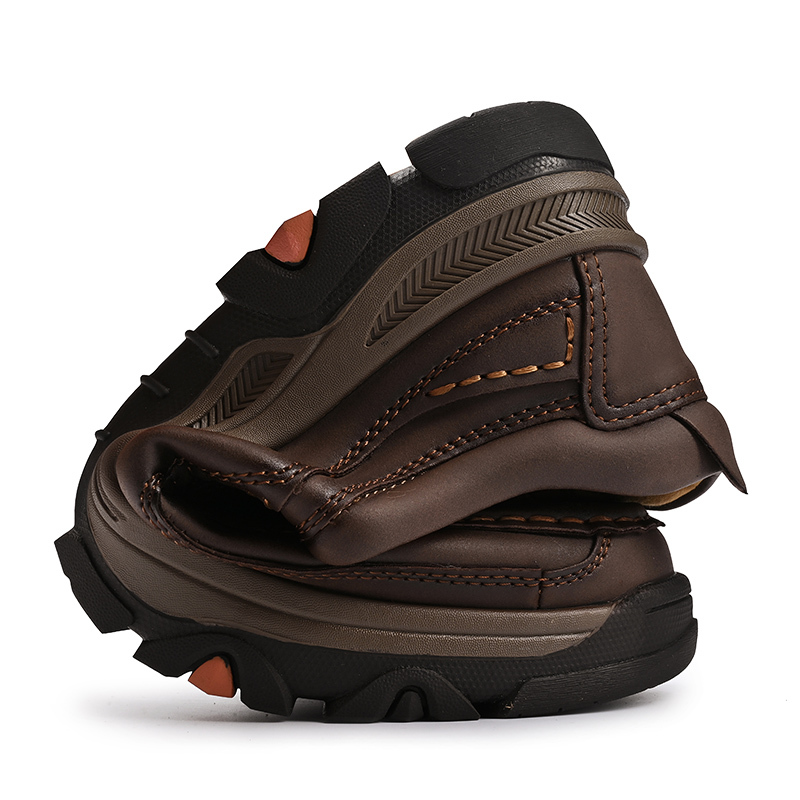 ⏰Promotion 50% OFF - Men's Comfort Orthopedic Leather Slip-On Loafers — Easy On & Arch Support