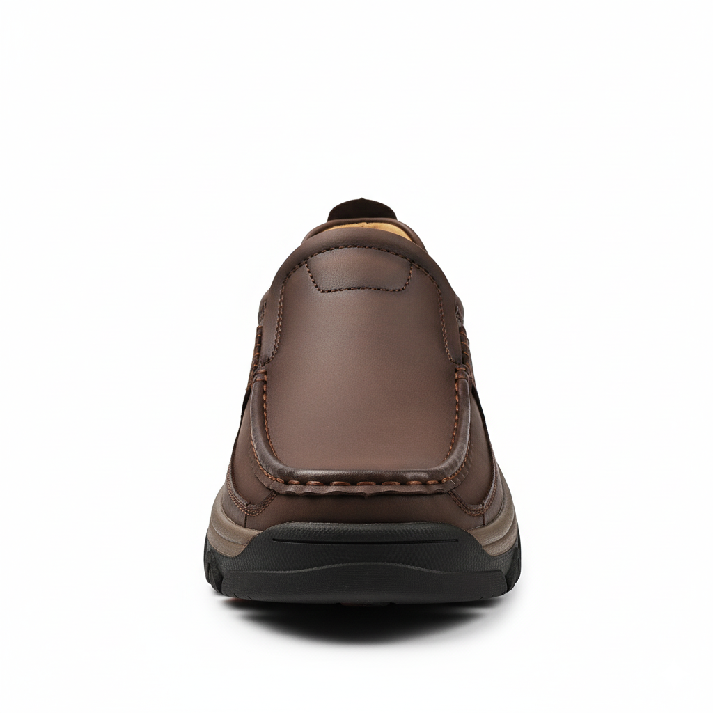 ⏰Promotion 50% OFF - Men's Comfort Orthopedic Leather Slip-On Loafers — Easy On & Arch Support