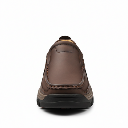 ⏰Promotion 50% OFF - Men's Comfort Orthopedic Leather Slip-On Loafers — Easy On & Arch Support