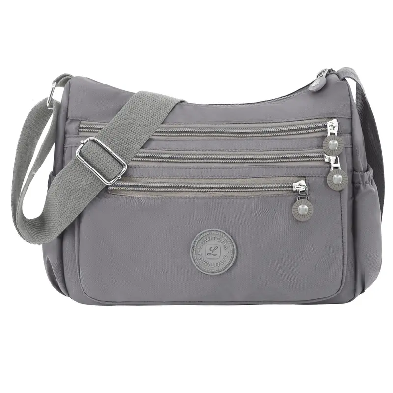 Women's Nylon Anti-Theft Crossbody & Shoulder Bag - Casual Messenger, Multi-Pocket Hands-Free Everyday Wallet, Ideal Gifts for Women (Mother's Day, Valentine's Day), Casual Messenger Bags