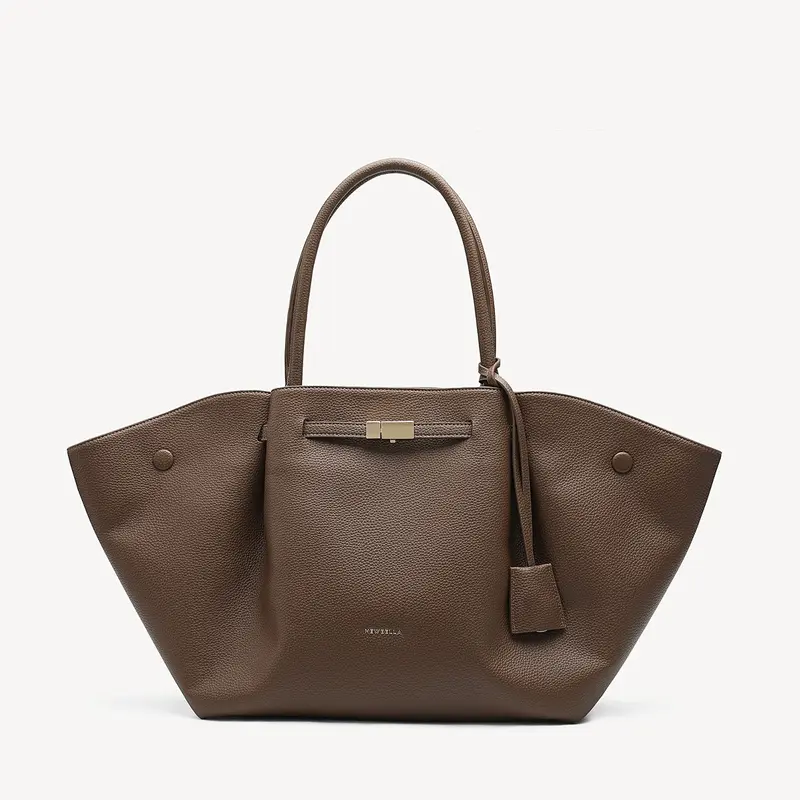 NEWBELLA Marella M Collapsible PU Leather Tote Bag