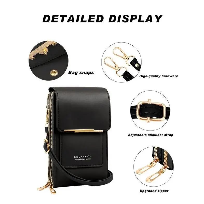 🏆Last Day Promotion 60% OFF👜📱Simple and elegant women's touchscreen crossbody phone wallet