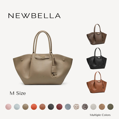 NEWBELLA Marella M Collapsible PU Leather Tote Bag