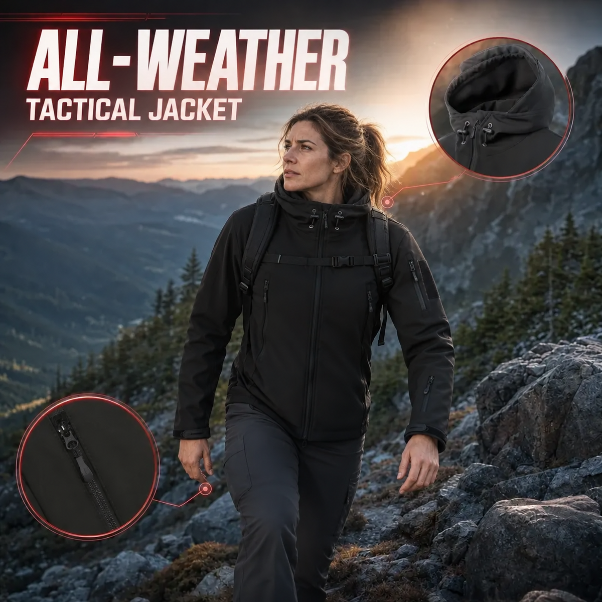 ⏳LAST DAY SALE ONLY ￡21.99!!💥 Built for Wind & Rain🌧️Men's Waterproof Insulated Outdoor Jacket