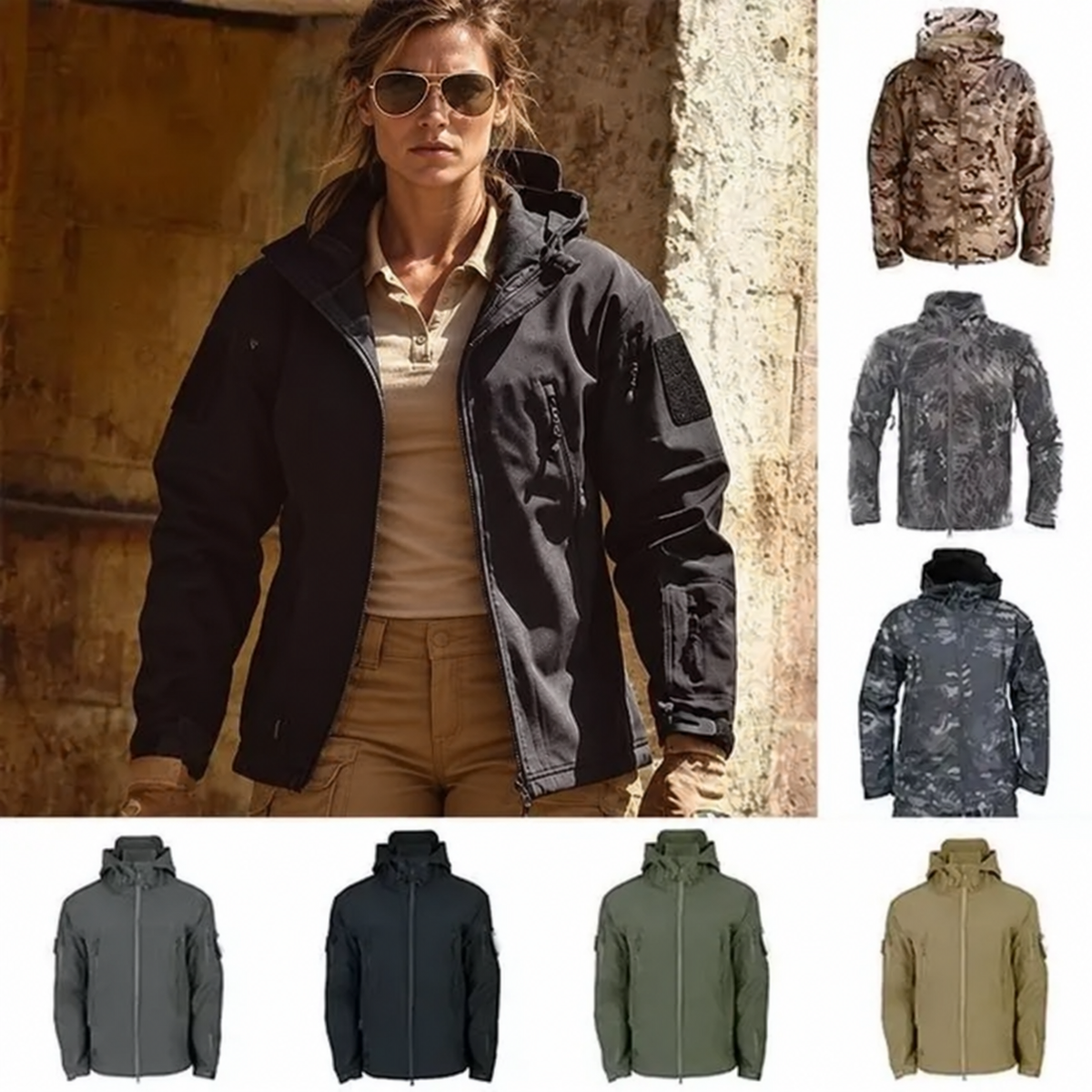 ⏳LAST DAY SALE ONLY ￡21.99!!💥 Built for Wind & Rain🌧️Men's Waterproof Insulated Outdoor Jacket