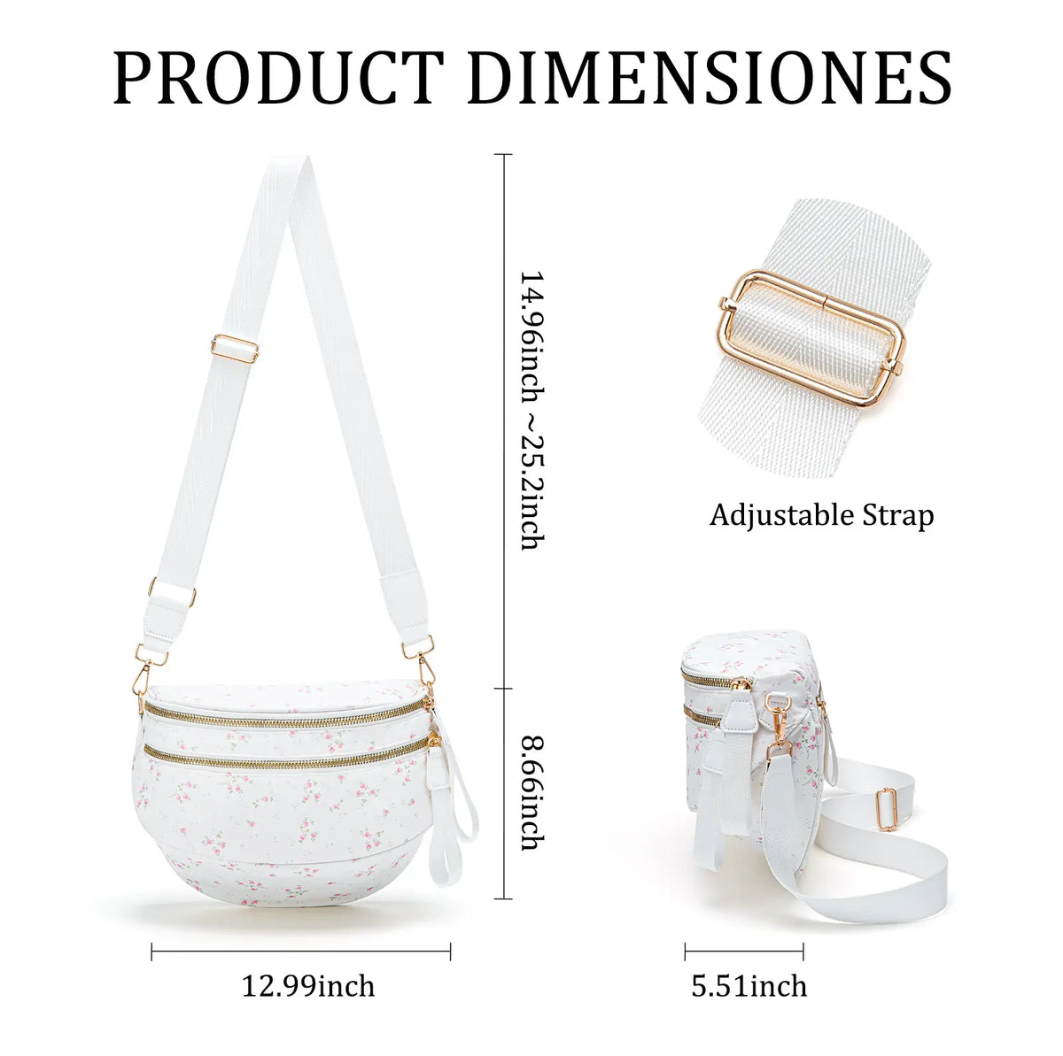 MEXS 11L Crossbody Bum Bag for Women