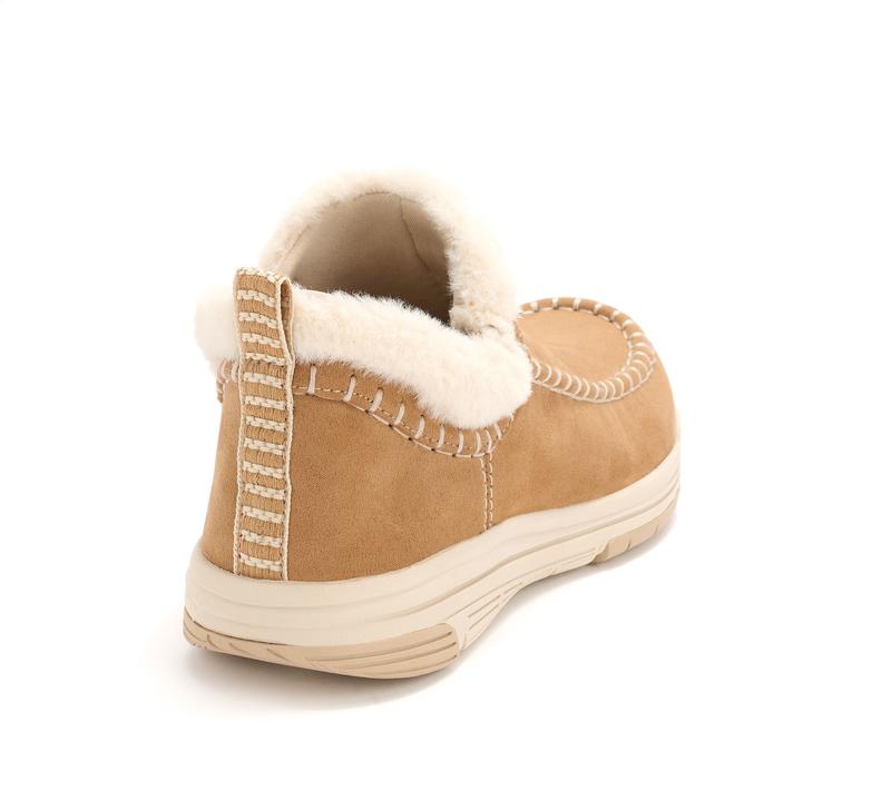 Women’s Fleece-Lined Winter Slip-On Shoes – Warm & Comfortable