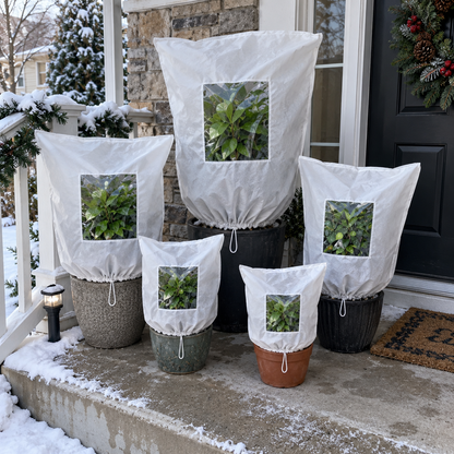 🌱Garden Frost Protection Cover ❄️– Reusable Cover for Pots, Shrubs & Young Trees