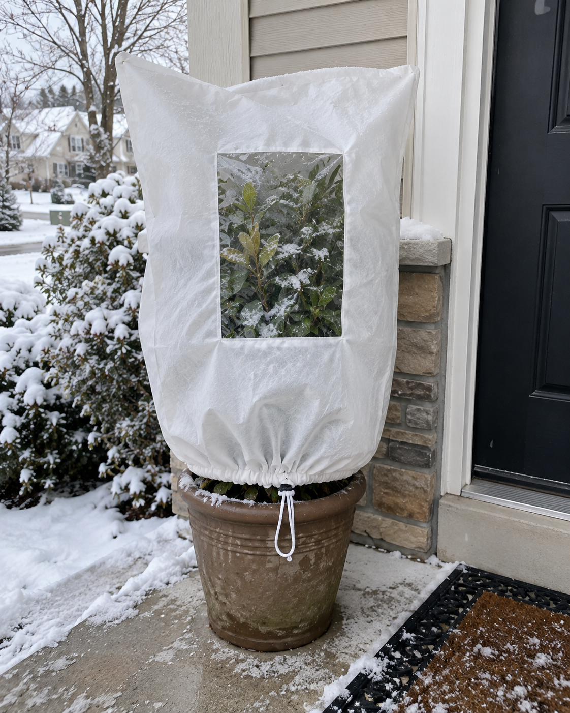 🌱Garden Frost Protection Cover ❄️– Reusable Cover for Pots, Shrubs & Young Trees