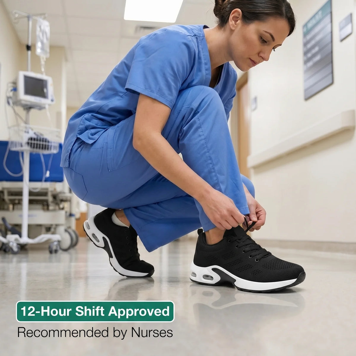 Homeveloa™ Pro — 12-Hour Shift Shoes for All-Day Foot, Knee & Back Pain Relief