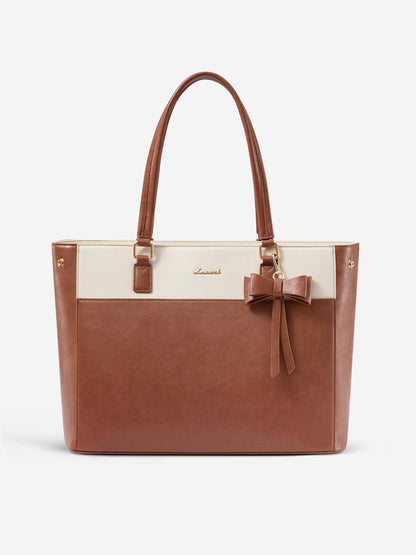 Lunch Compartment Work Tote Bag 15.6" 17.3"