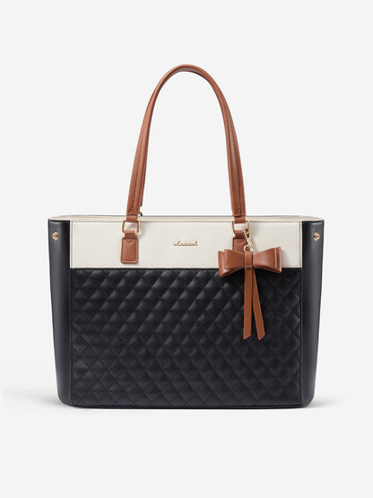 Lunch Compartment Work Tote Bag 15.6" 17.3"