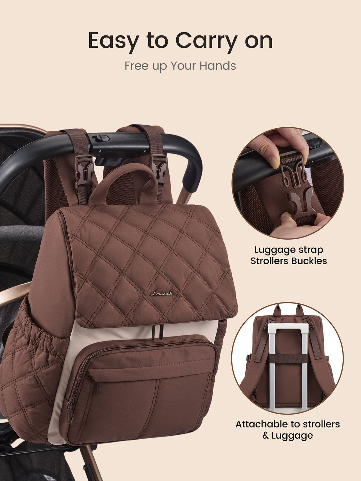 Diaper Bag Backpack 15.6" 17.2"