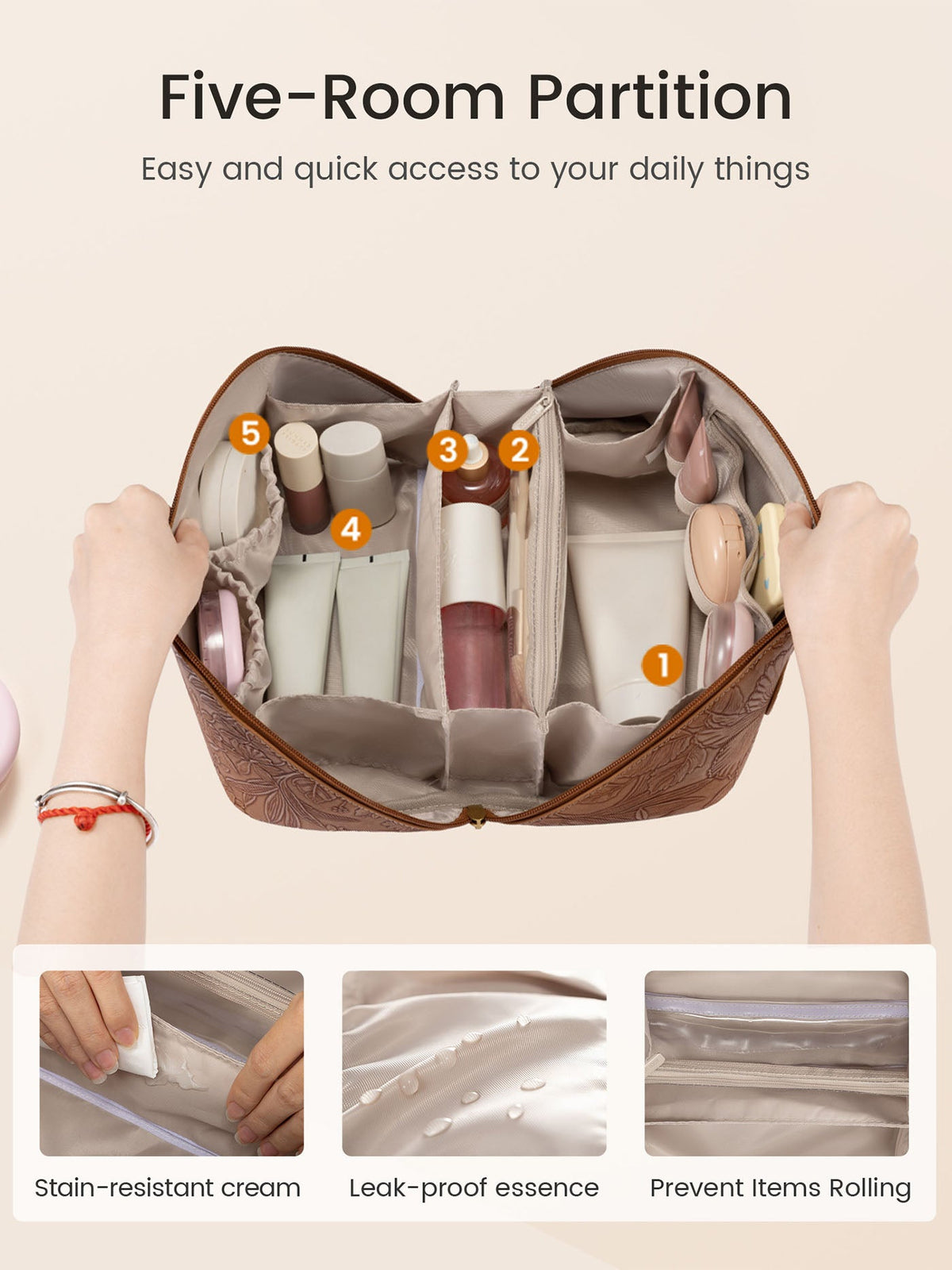 Travel Makeup Bag