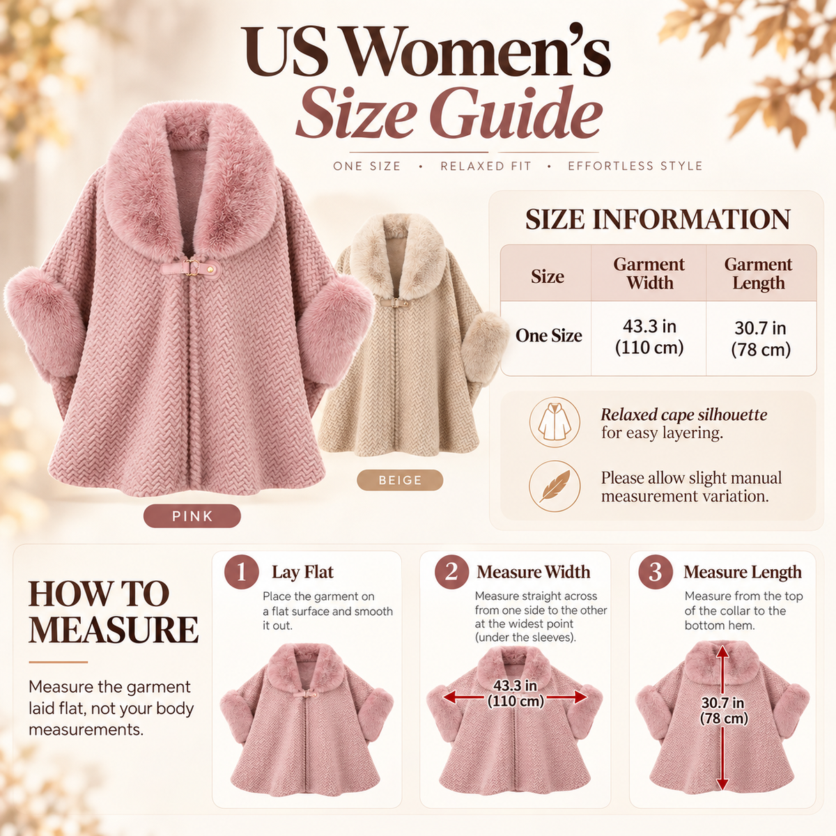 2026 Winter Fur Collar Warm Cardigan Coat – Plus Size