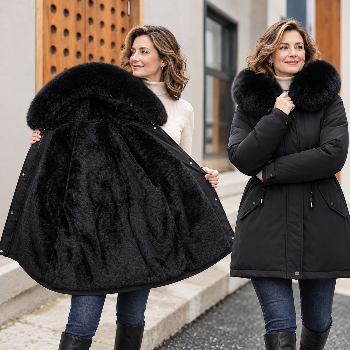 🔥Last Day Sale 55%🔥 2026 Women’s Winter Hooded Padded Parka Coat