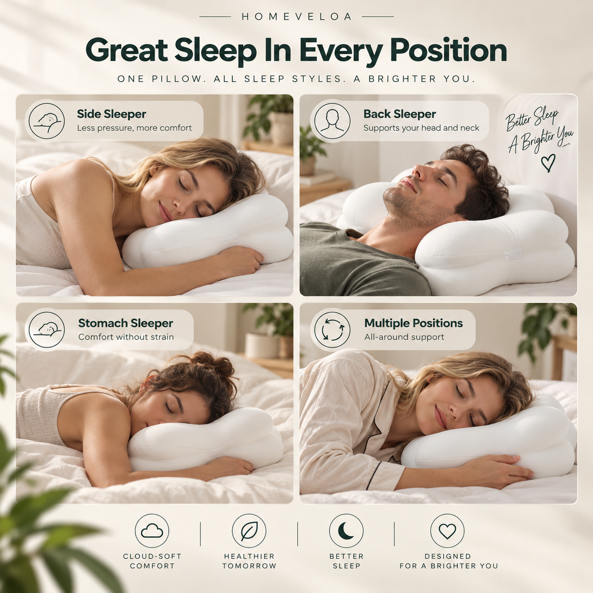 CloudAlign Pillow