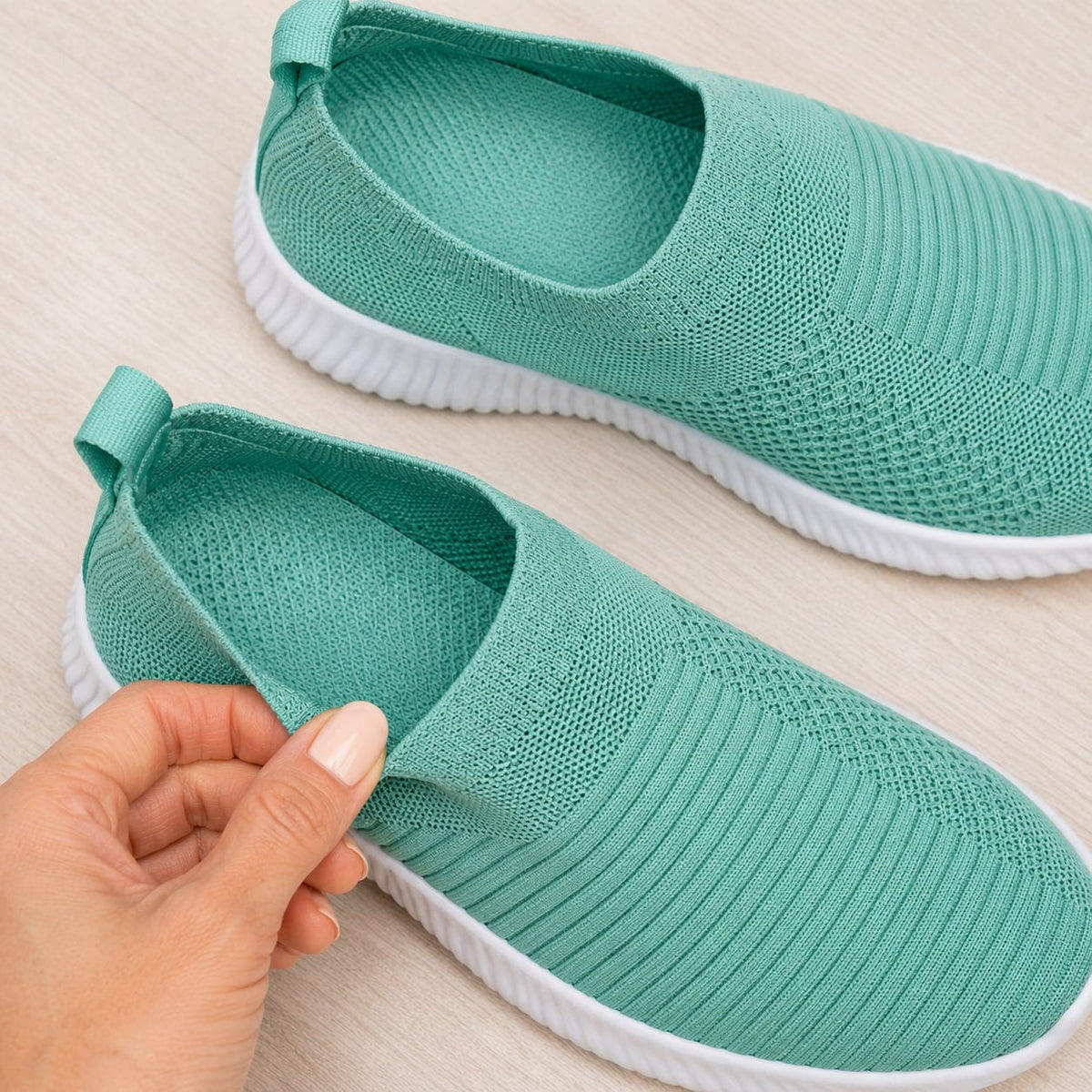 Stretch Knit Slip-On