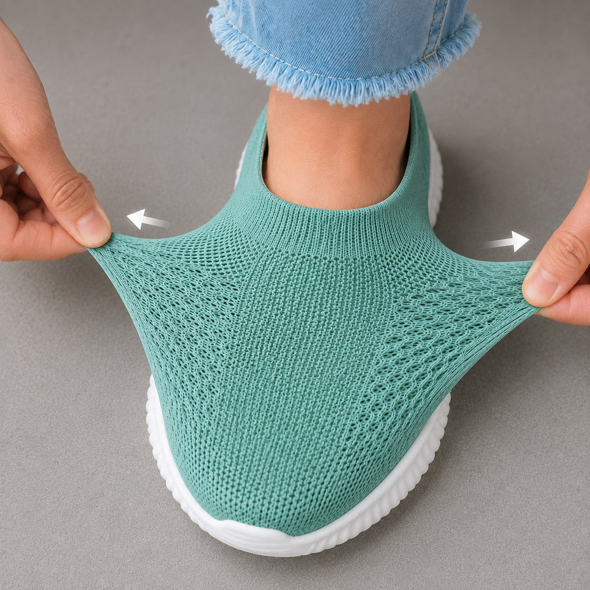 Stretch Knit Slip-On