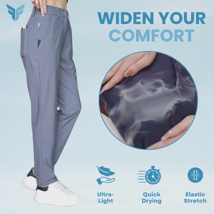 FlexaFresh - Unisex's Ultra Stretch Ice Silk Comfort Casual Pants