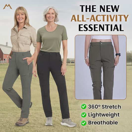 FlexLaria - Women's Stretch Outdoor Utility Cargo Pants