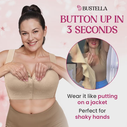 Bustella - LAST DAY 70% OFF - Button-Up Comfy Shaping Posture Corrector Bra