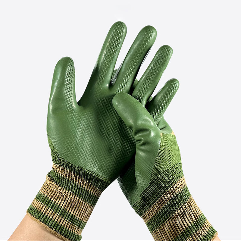 💥 49% OFF🎁 Rubber Coated Work Gloves with Knit Wrist Cuff