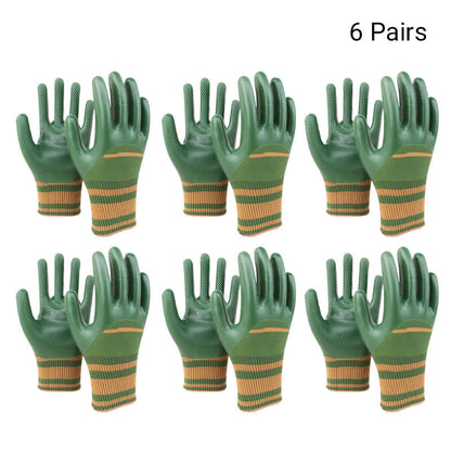 💥 49% OFF🎁 Rubber Coated Work Gloves with Knit Wrist Cuff