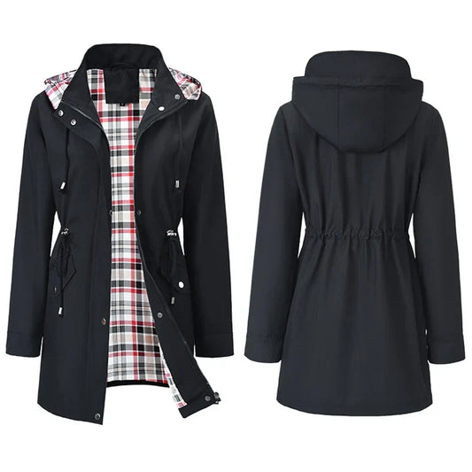 🔥Last Day Sale 60% OFF⏰🧥🌧️Ultimate Plaid Waterproof Jacket for Women🍃