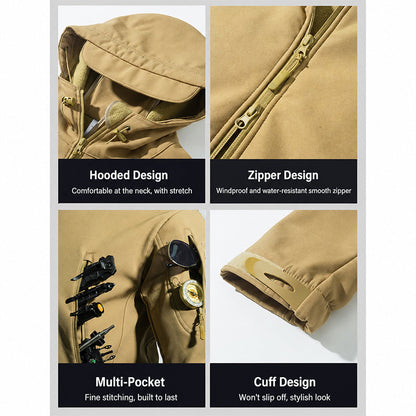 ⏳LAST DAY SALE ONLY ￡21.99!!💥 Built for Wind & Rain🌧️Men's Waterproof Insulated Outdoor Jacket