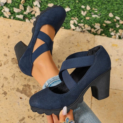 ✨Womens Round Toe Crisscross Strap Mary Jane Shoes Chunky Heel Platform Cutout High Heels✨𝘉𝘶𝘺 2 𝘢𝘯𝘥 𝘨𝘦𝘵 𝘢𝘯 𝘦𝘹𝘵𝘳𝘢 8% 𝘥𝘪𝘴𝘤𝘰𝘶𝘯𝘵