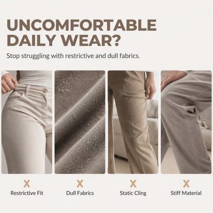 💖2026 Autumn’s Sale 70% OFF✨🍂Women’s Corduroy High- Waisted Wide-Leg Pants