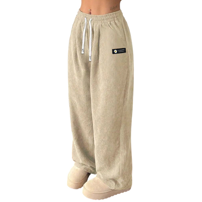 💖2026 Autumn’s Sale 70% OFF✨🍂Women’s Corduroy High- Waisted Wide-Leg Pants