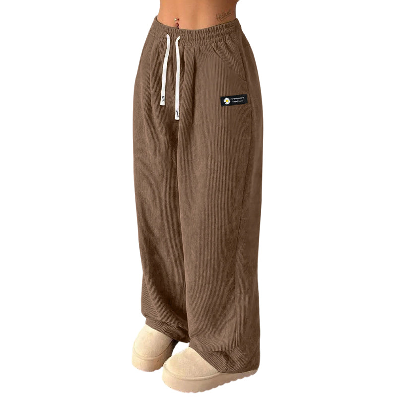 💖2026 Autumn’s Sale 70% OFF✨🍂Women’s Corduroy High- Waisted Wide-Leg Pants