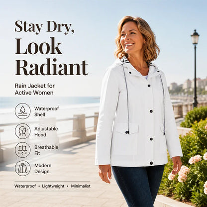 🌦️✨ Women's Outdoor Waterproof Windproof Jacket