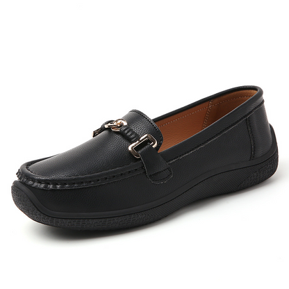 🔥60% OFF Today🔥 Women's Orthopedic Leather Slip-On Loafers – All-Day Comfort