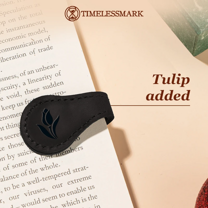 TimelessMark - LAST DAY SALE 75% OFF | Personalized Magnetic Leather Bookmark