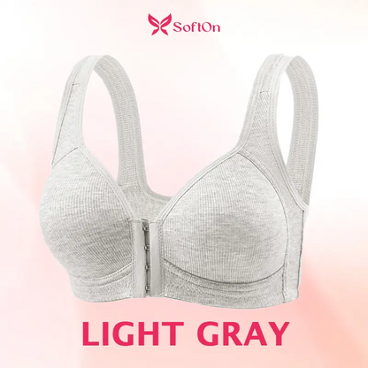 SoftOn - Easy Front-Closure Jelly Bra – Wireless Comfort & Soft Support