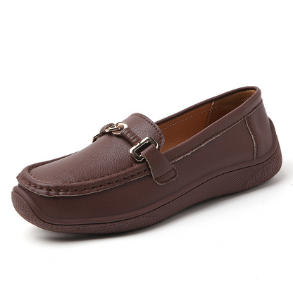 🔥60% OFF Today🔥 Women's Orthopedic Leather Slip-On Loafers – All-Day Comfort