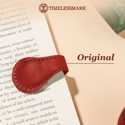 TimelessMark - LAST DAY SALE 75% OFF | Personalized Magnetic Leather Bookmark