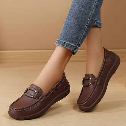 🔥60% OFF🔥 Women's Orthopedic Loafers – Comfortable Leather Slip-On Shoes